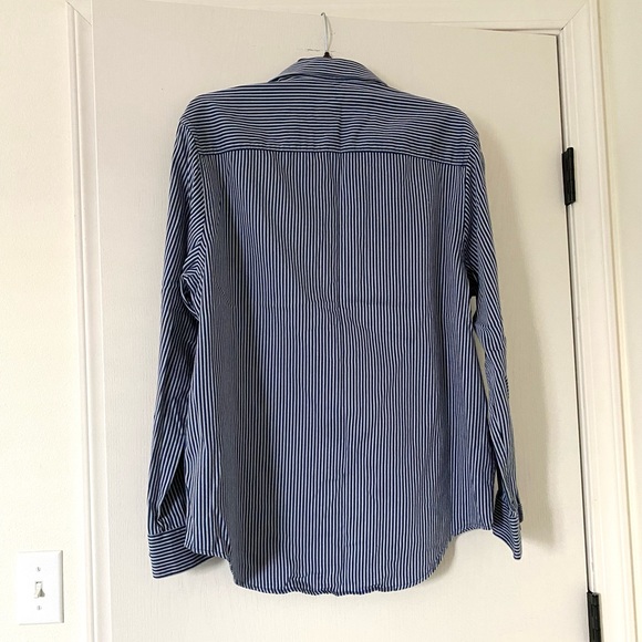 Men’s Perry Ellis Striped Button Up Dress Shirt - Picture 7 of 7